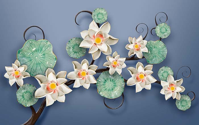 Water Blossom pattern detail