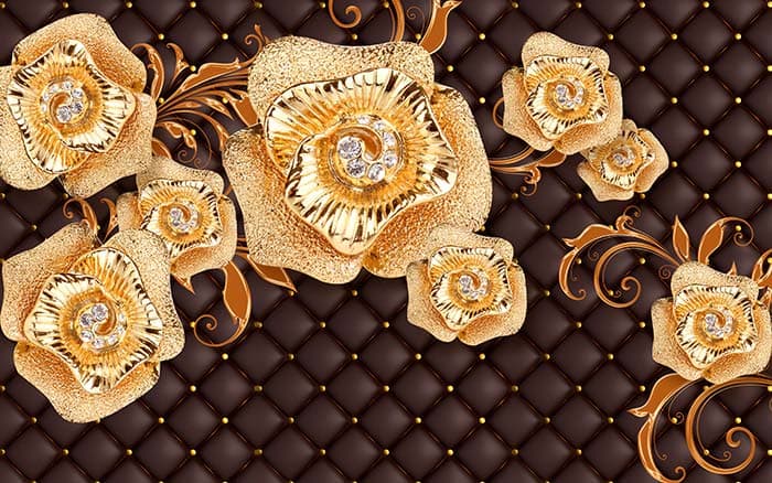 Gold Paper pattern detail