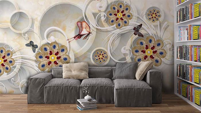 Floral Opal shown in a room