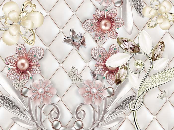 Floral Jewellery pattern detail