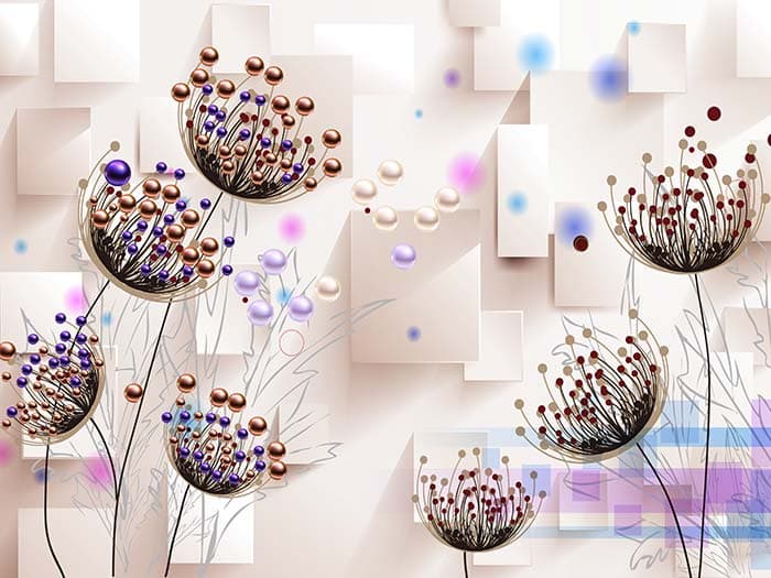 Black Blossom pattern detail