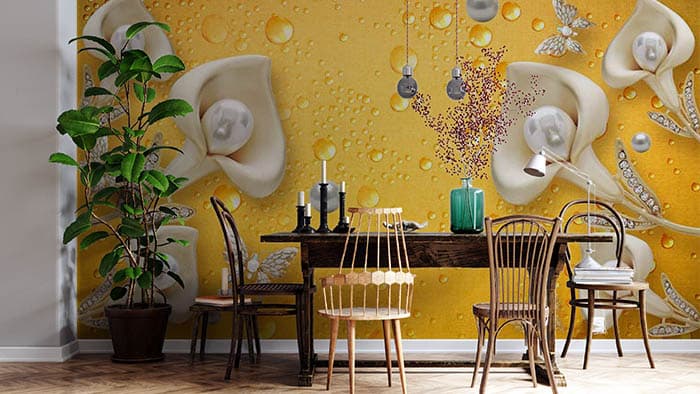 Petal Blooms shown in a room