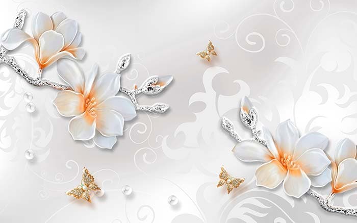 Diamond Flowers pattern detail