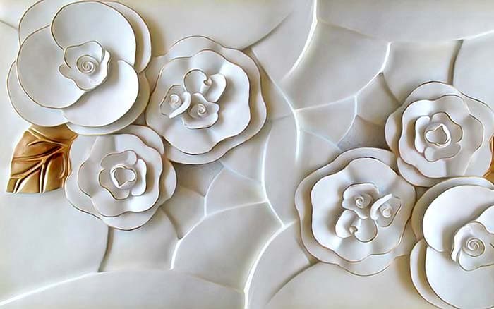 Abstract Floral pattern detail