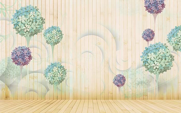 Abstract Floral pattern detail