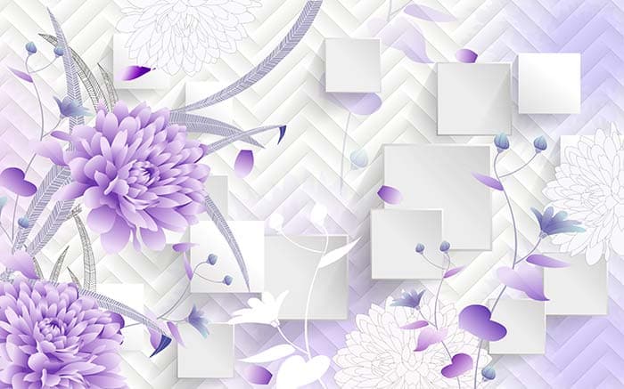 White Flaps pattern detail