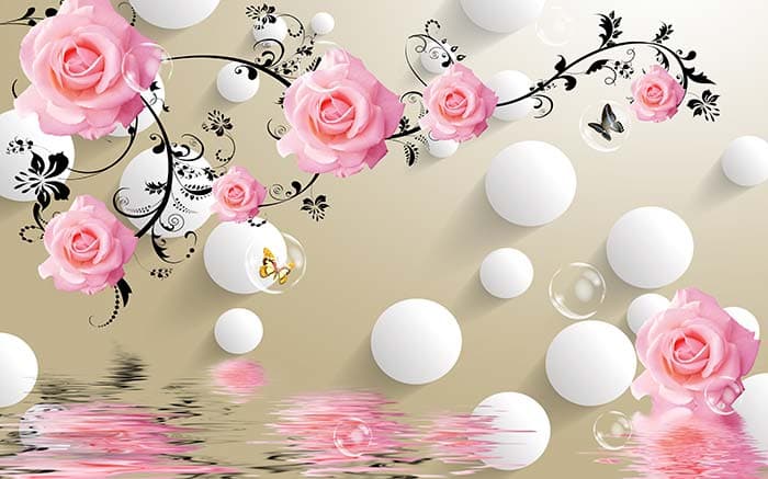 White Puffs pattern detail