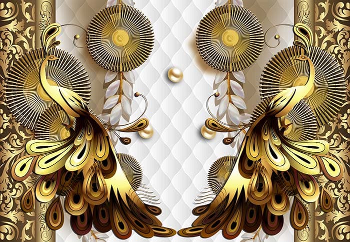 Golden Goods pattern detail