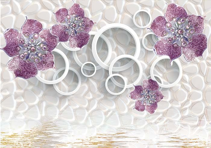 Rings on Walls pattern detail