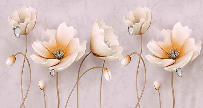 Peach Blossom pattern detail