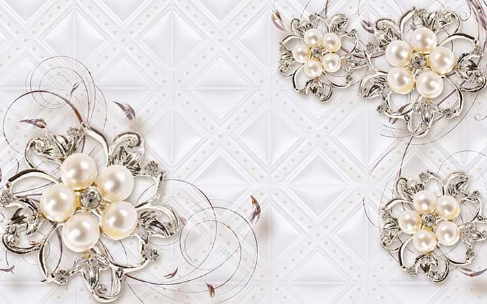 Pearl Floral pattern detail