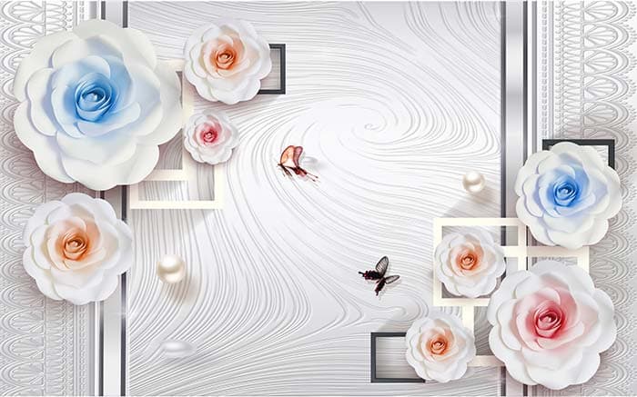 White Spiral pattern detail