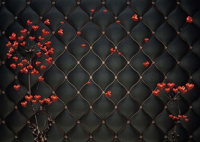 Hex in Black pattern detail
