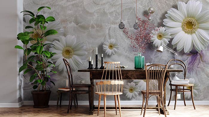 White Floret shown in a room
