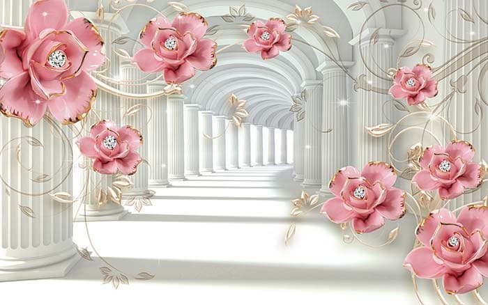 Floral Hallway pattern detail