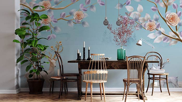 Winter Wonders shown in a room