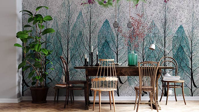 Winter Wonderland shown in a room