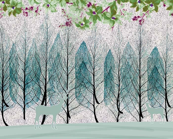 Winter Wonderland pattern detail
