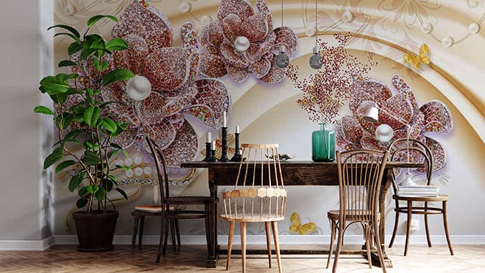 Shimmery Bloom shown in a room