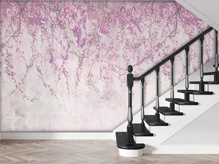 Dangling lavenders shown in a room