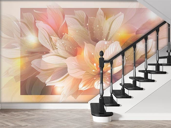 Aura of Flowers shown in a room