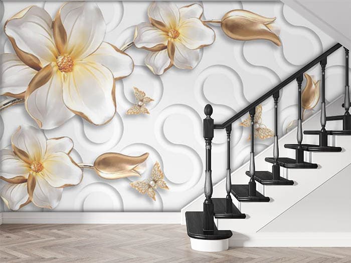 Golden Buds shown in a room