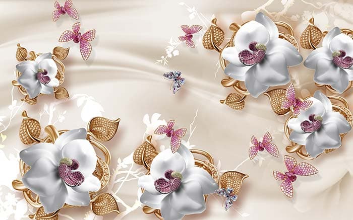 Studded Florets pattern detail