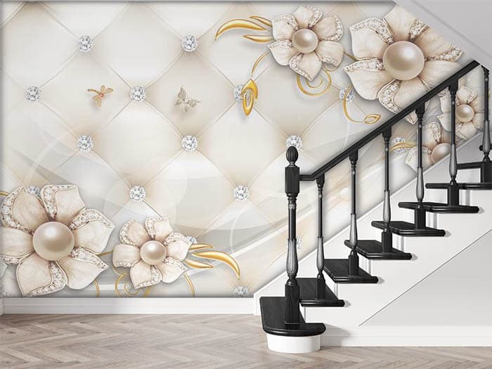 Flower and Dragonfly shown in a room