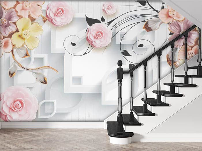 Pastel Carnations shown in a room