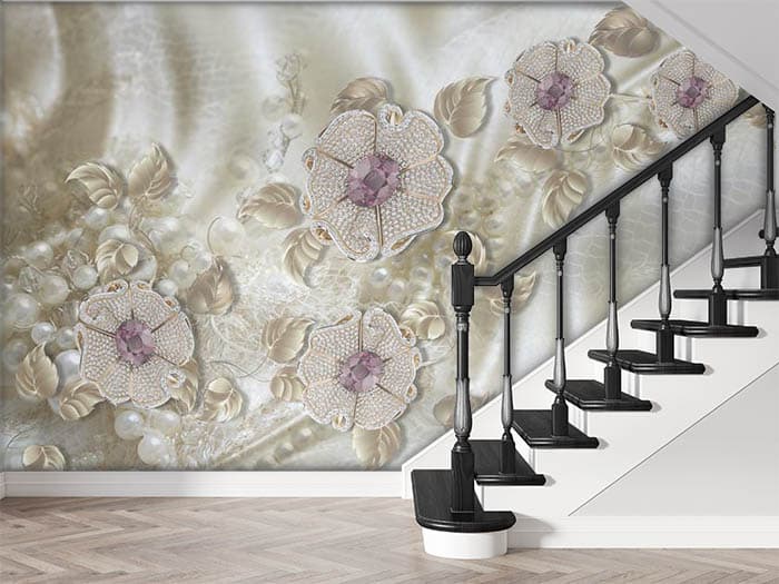 Sparkling Blooms shown in a room