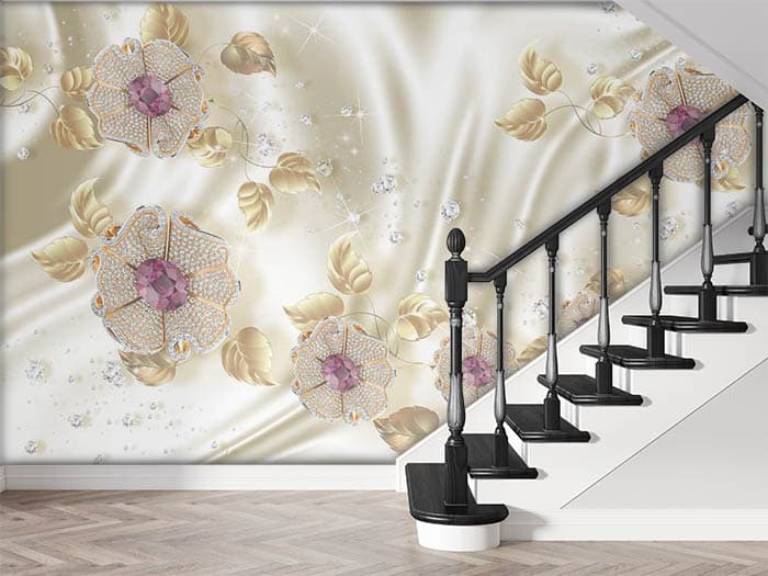 Sparkling Flowers shown in a room