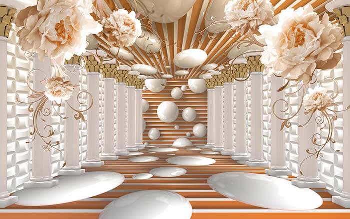 Balls and Pillars pattern detail