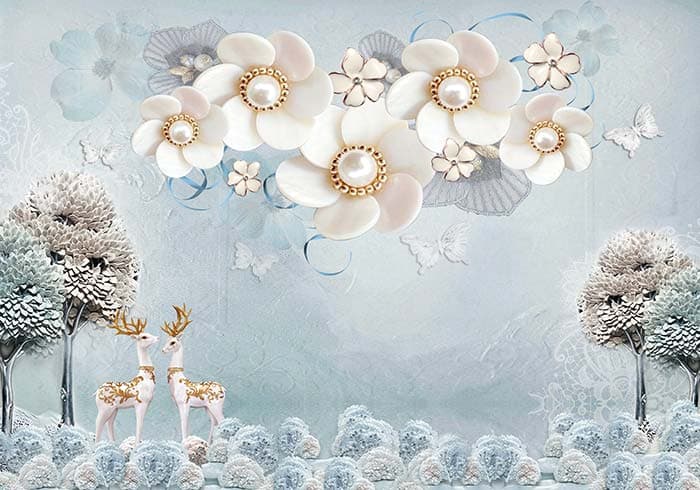 Hanging Garden pattern detail