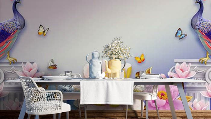 FLoral Abstract shown in a room