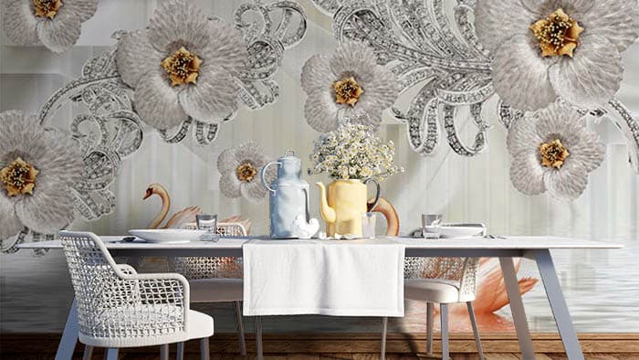 Pearly Walls shown in a room
