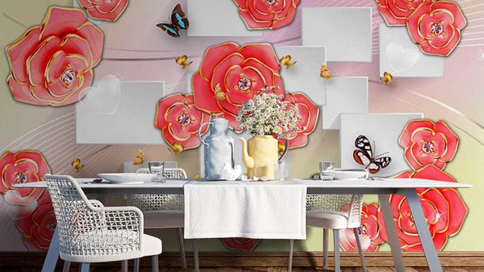 Hex on Walls shown in a room
