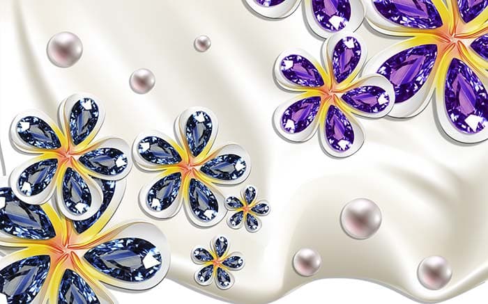Thin Blossom pattern detail