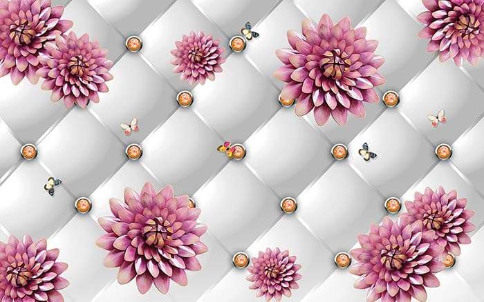 Abstract Floral pattern detail