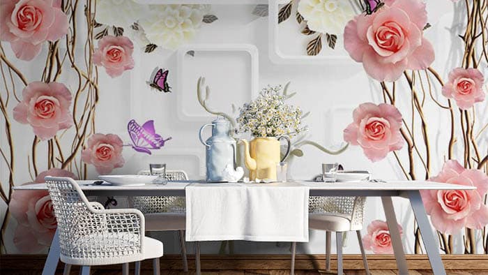 Floral View shown in a room