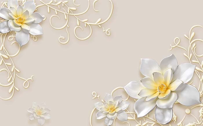 Dense Floral pattern detail