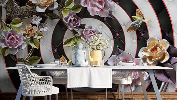Rings on a Wall shown in a room