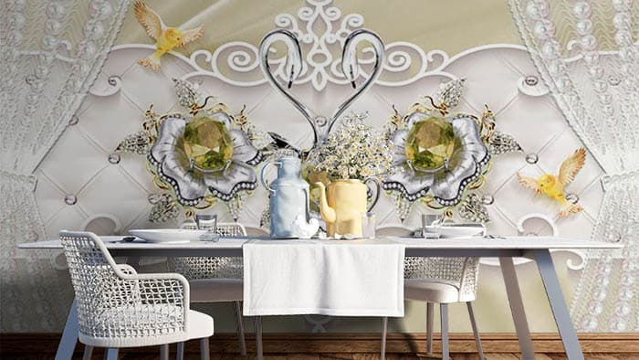 Abstract Design shown in a room