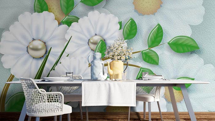 Floral Fury shown in a room