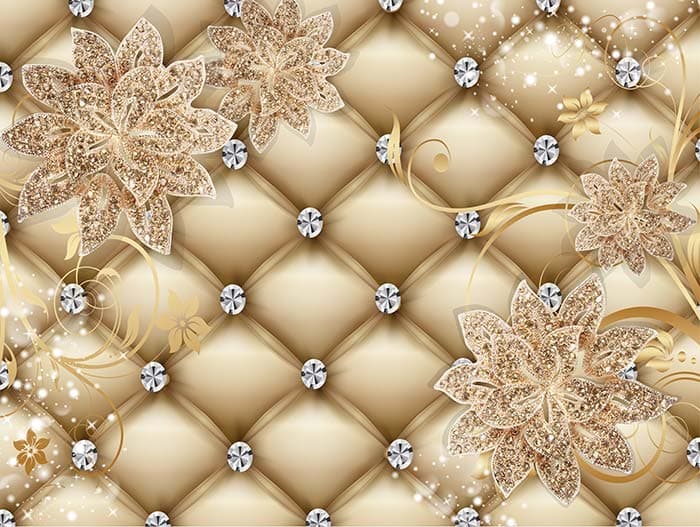 Abstract Floral pattern detail