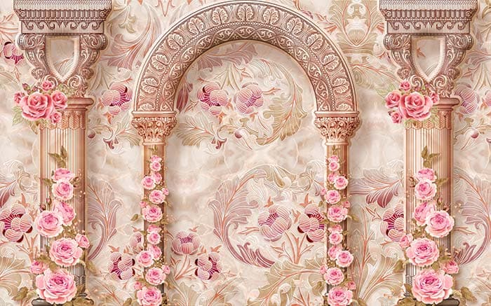 Flowers on a Branch pattern detail