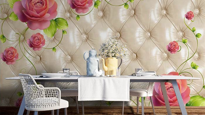 Broken Pink shown in a room