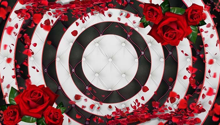 Abstract Floral pattern detail