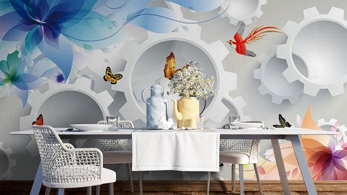 Rings on Walls shown in a room