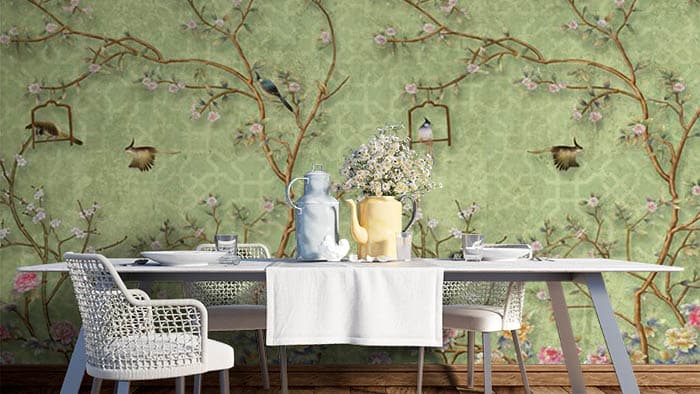 Rings on Walls shown in a room