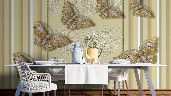 Spots of White shown in a room